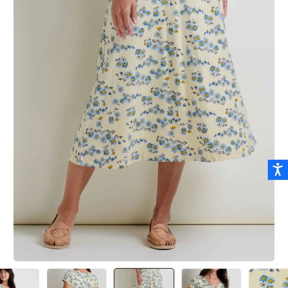 Toad & Co Rose Midi Dress (Med) - Picture 4 of 9